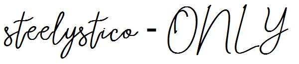 steelystico - ONLY字体