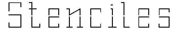 Stenciles字体