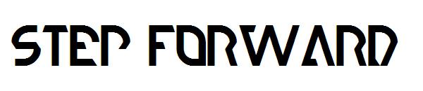 step forward字体