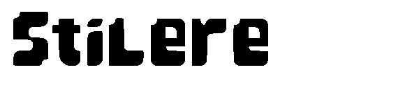 Stilere字体