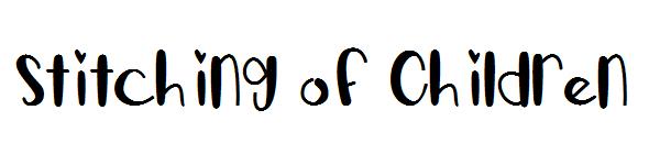Stitching of Children字体