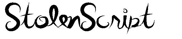 StolenScript字体