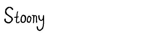 Stoony字体