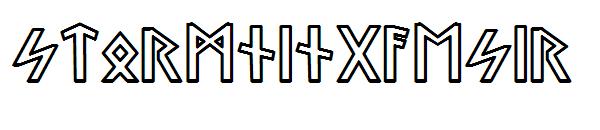 StormningAesir字体