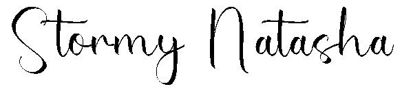 Stormy Natasha字体