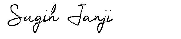 Sugih Janji字体