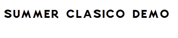 Summer Clasico DEMO字体