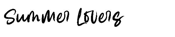 Summer Lovers字体