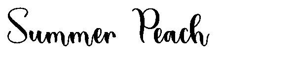 Summer Peach字体
