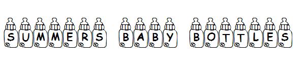 Summers Baby Bottles字体