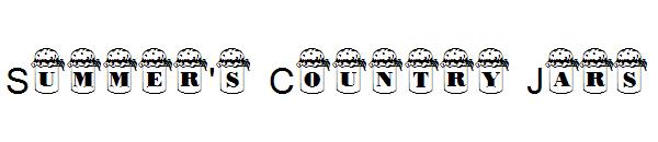 Summer's Country Jars字体
