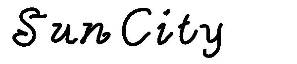 Sun City字体