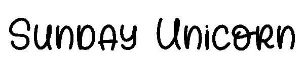 Sunday Unicorn字体