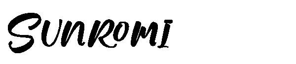Sunromi字体