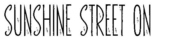 Sunshine Street On字体