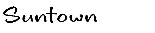 Suntown字体