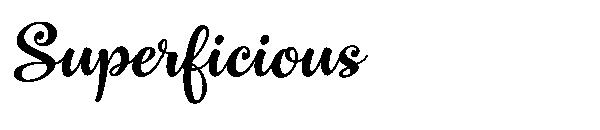 Superficious字体