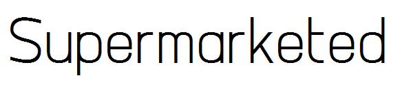 Supermarketed字体