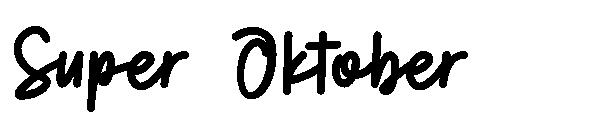 Super Oktober字体