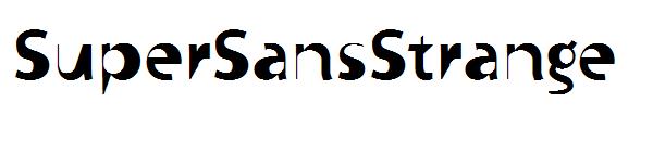SuperSansStrange字体