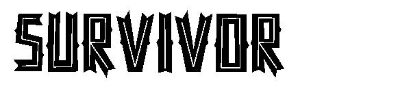 SURVIVOR字体