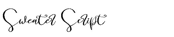 Sweater Script字体