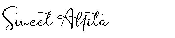 Sweet Allita字体