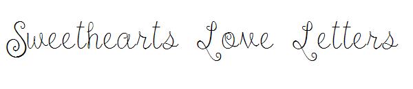 Sweethearts Love Letters字体