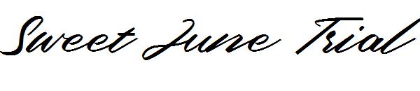 Sweet June Trial字体