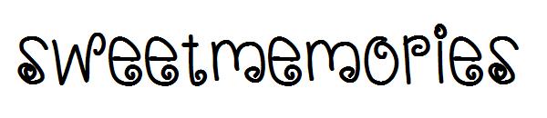 SweetMemories字体