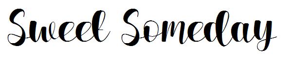 Sweet Someday字体