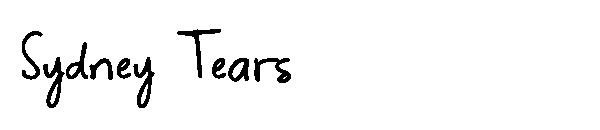 Sydney Tears字体
