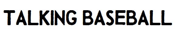 Talking Baseball字体