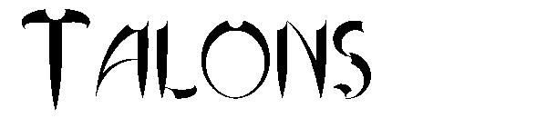 Talons字体