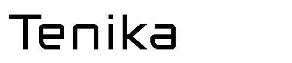 Tenika字体