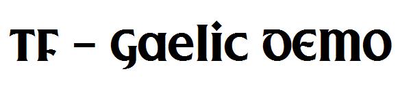 TF - Gaelic DEMO字体