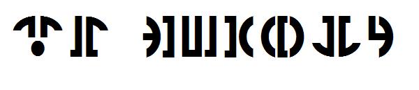 TF Gunray字体