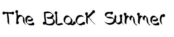 The Black Summer字体