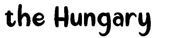 the Hungary字体