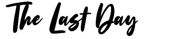 The Last Day字体