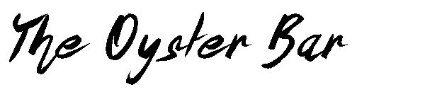 The Oyster Bar字体