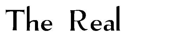 The Real字体