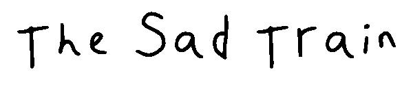The Sad Train字体