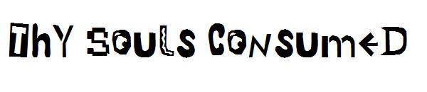 Thy Souls Consumed字体