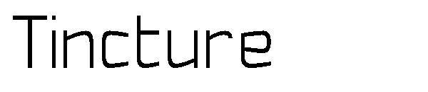 Tincture字体