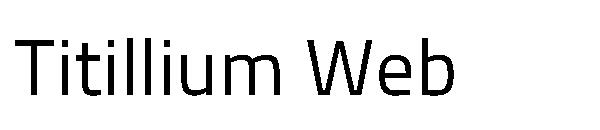 Titillium Web字体