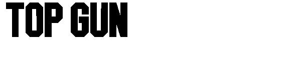 TOP GUN字体