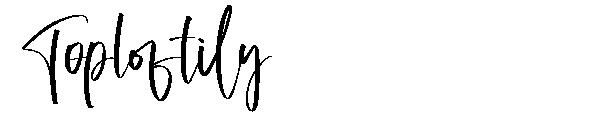 Toploftily字体