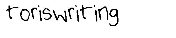 toriswriting字体