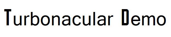 Turbonacular Demo字体